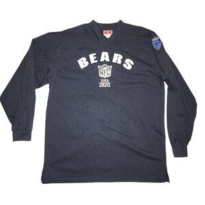 Vintage Y2K NFL Originals Chicago Bears Pullover Shirt XL Circa 1920 Top HTF